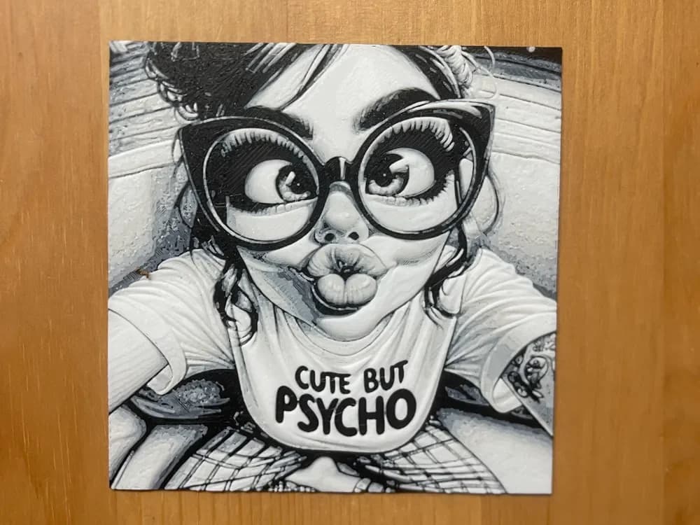 cute but psycho hueforge by Morganja HueForge model: cute but psycho hueforge by Morganja