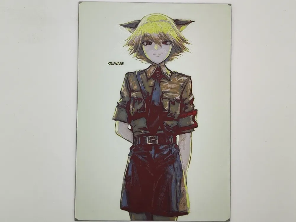 Schrodinger from hellsing - hueforge by Altf4-Formation HueForge model: Schrodinger from hellsing - hueforge by Altf4-Formation