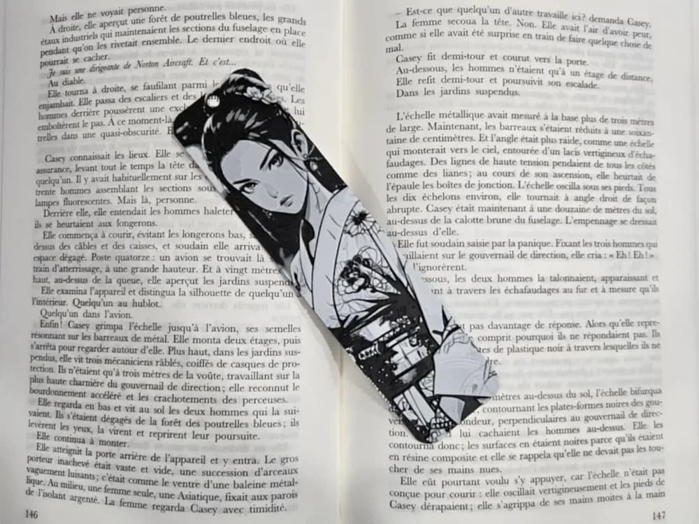 Bookmark Girl Kimono by Kactus Fpv HueForge model: Bookmark Girl Kimono by Kactus Fpv