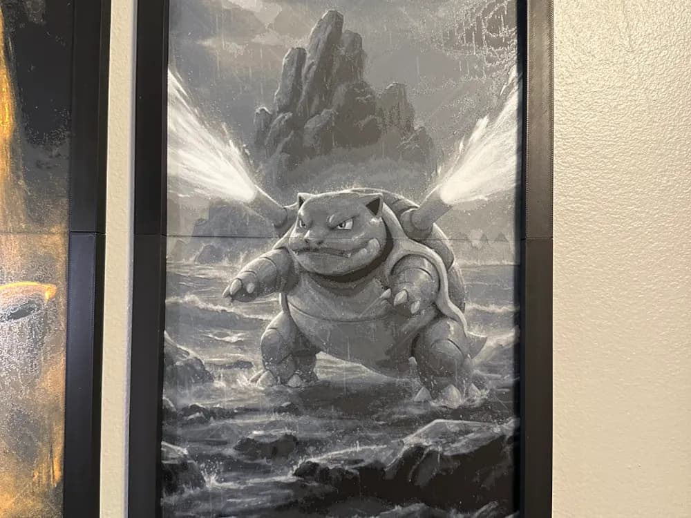 HueForge model: Blastoise 2-piece Hueforge by Hey Ben