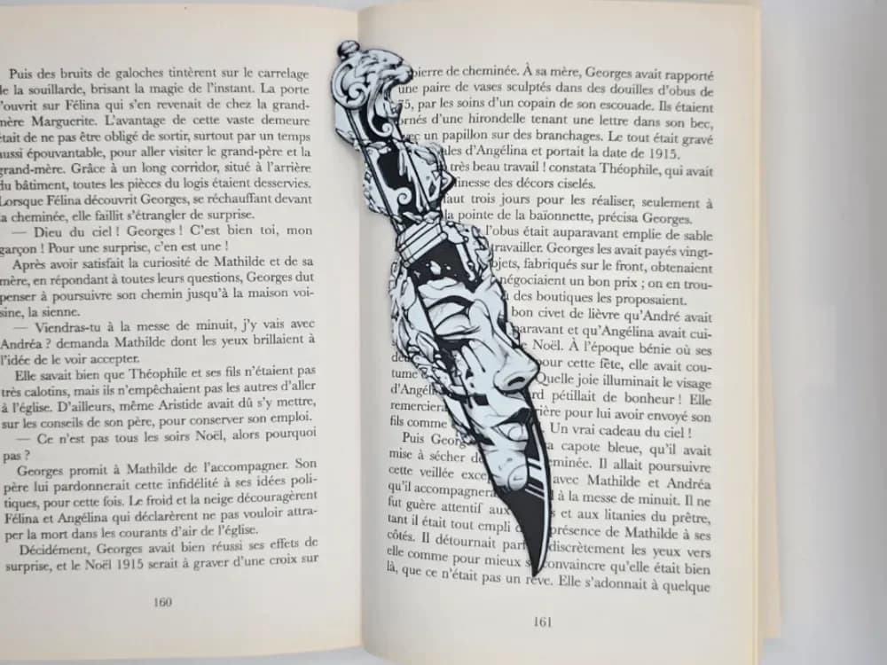 Bookmark Knife Women by Kactus Fpv HueForge model: Bookmark Knife Women by Kactus Fpv