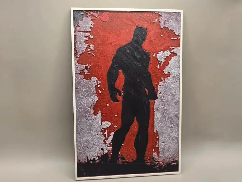 Black Panther Vintage - HueForge Black Panther Vintage - HueForge