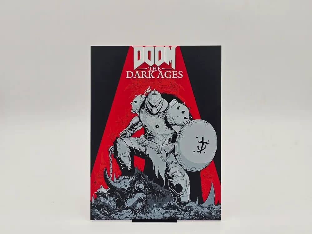 Doom The Dark Ages Poster Hueforge by Loki HueForge model: Doom The Dark Ages Poster Hueforge by Loki