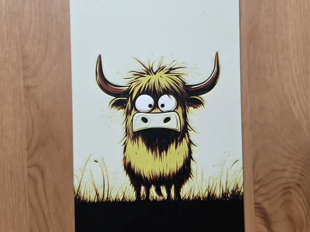 Highland Cow Hueforge Highland Cow Hueforge