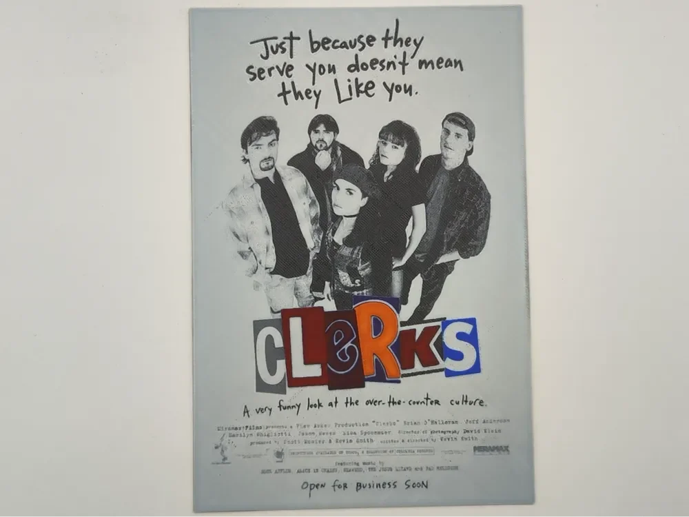 Clerks - hueforge by Altf4-Formation HueForge model: Clerks - hueforge by Altf4-Formation