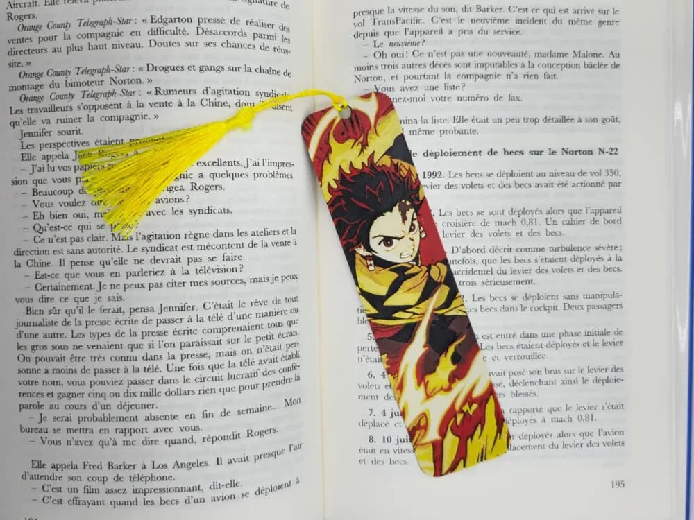 Bookmark Tanjiro Demon Slayer by Kactus Fpv HueForge model: Bookmark Tanjiro Demon Slayer by Kactus Fpv