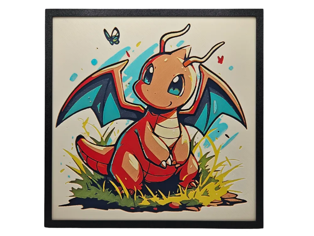 Dragonite by BusyKikiBee HueForge model: Dragonite by BusyKikiBee