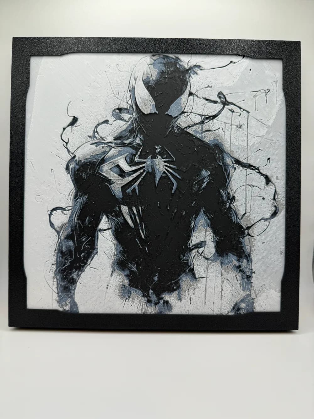 Spiderman Symbiote Suit Hueforge by Canadian Gamer HueForge model: Spiderman Symbiote Suit Hueforge by Canadian Gamer