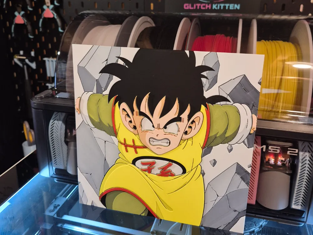 Gohan Ascending - DBZ Hueforge Gohan Ascending - DBZ Hueforge