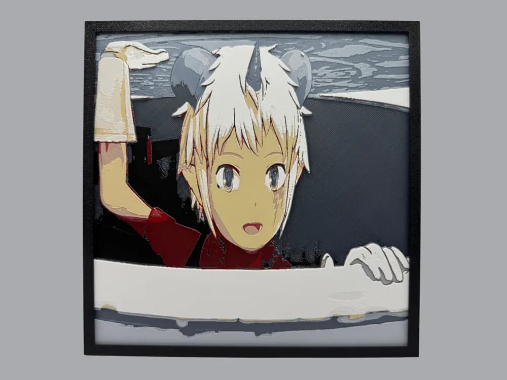 HueForge model: Digimon - Time Stranger by Canadian Gamer