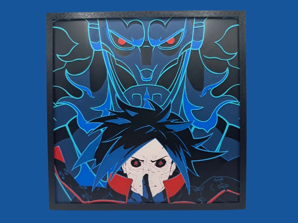 HueForge model: Madara Uchiha by Canadian Gamer