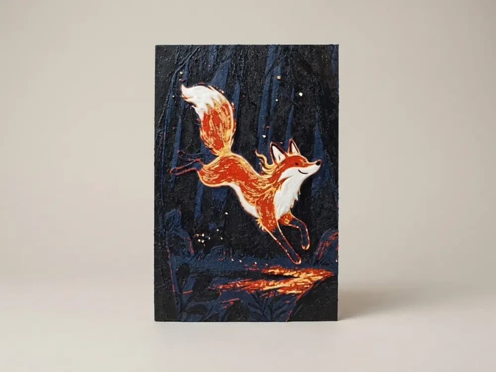 Forest Fox - Hueforge / 2D Art Forest Fox - Hueforge / 2D Art