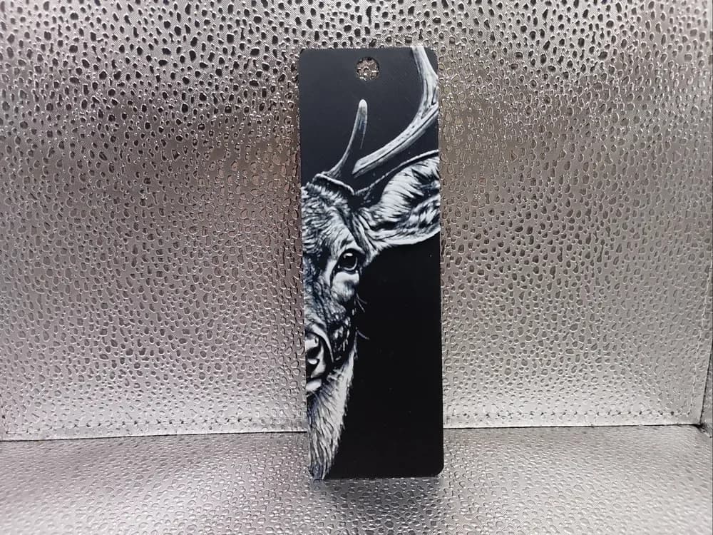 Deer Bookmark – Hueforge by Borishotch Industries HueForge model: Deer Bookmark – Hueforge by Borishotch Industries