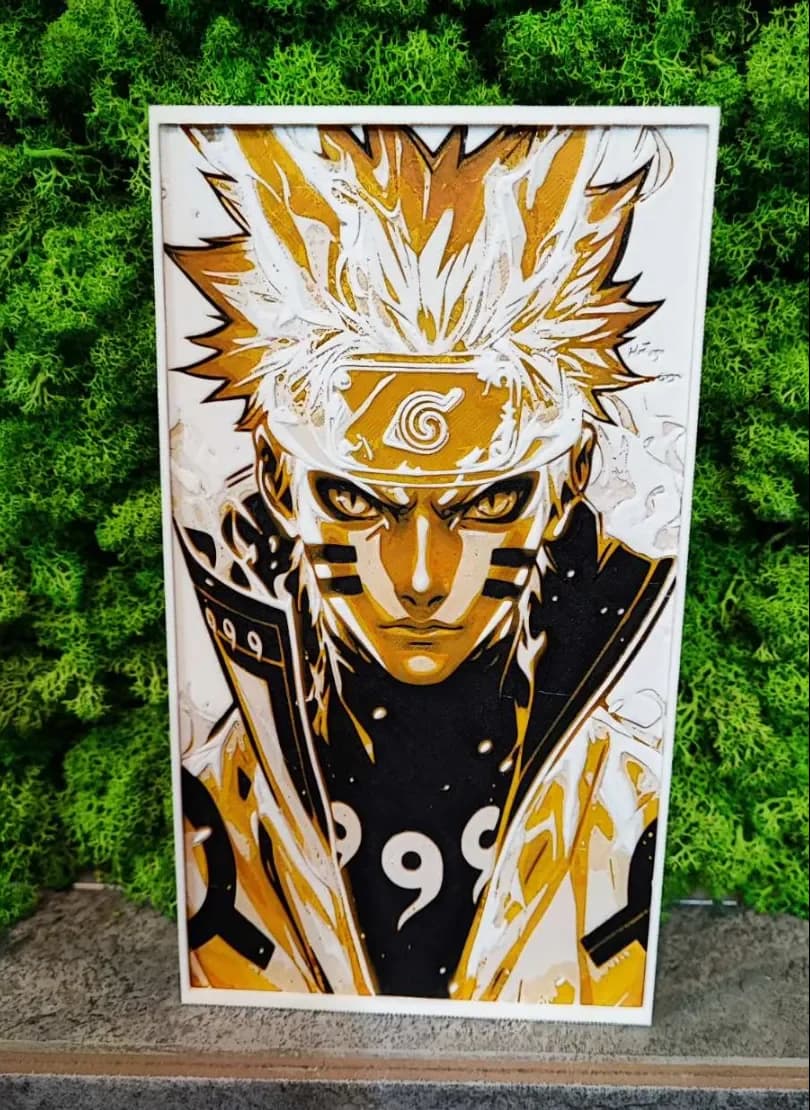 Epic Uzumaki by Garuda3D HueForge model: Epic Uzumaki by Garuda3D