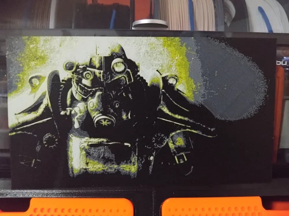 Fallout PowerArmor (HueForge) by Asgar3D HueForge model: Fallout PowerArmor (HueForge) by Asgar3D