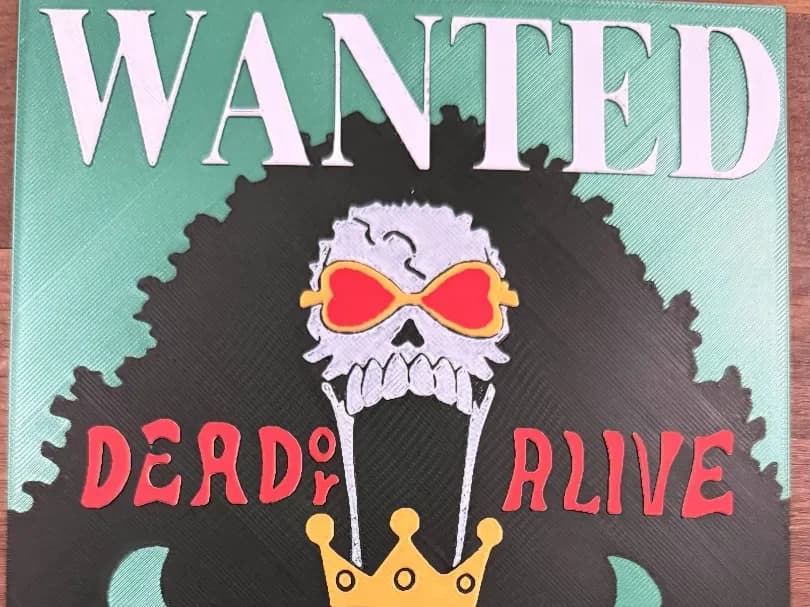 One Piece - The SK Brook Wanted Poster