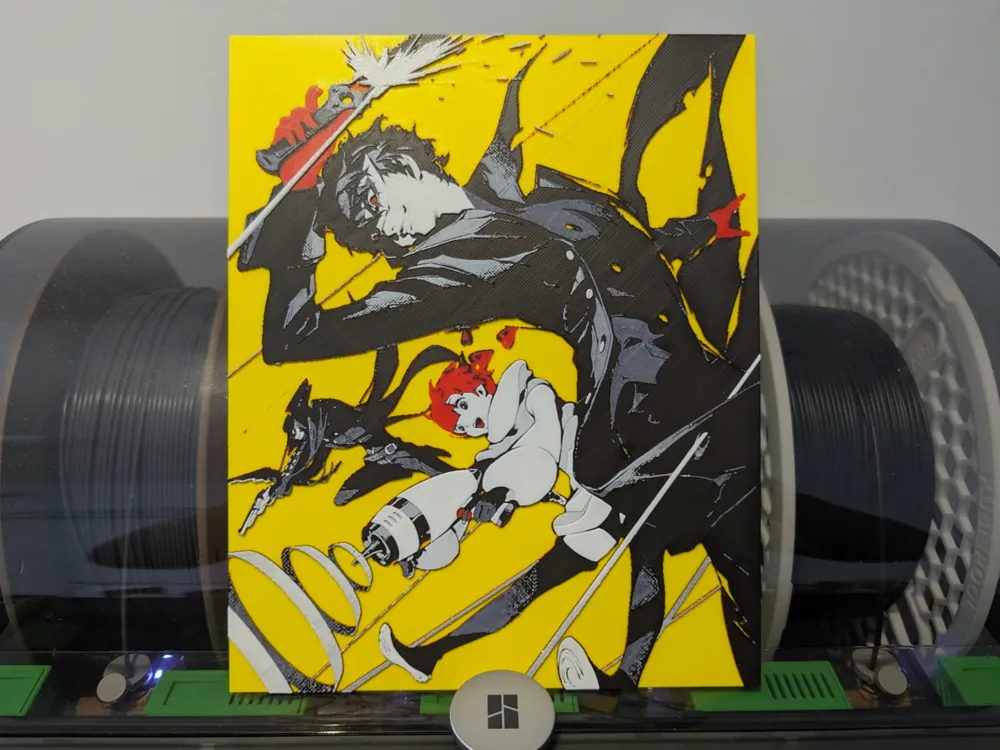 Persona 5 Strikers Hueforge by Razel HueForge model: Persona 5 Strikers Hueforge by Razel