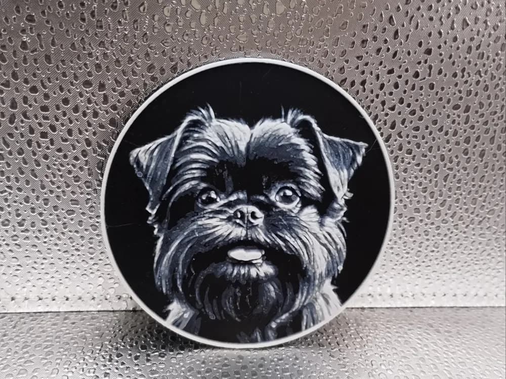Affenpinscher Coaster - Hueforge Affenpinscher Coaster - Hueforge