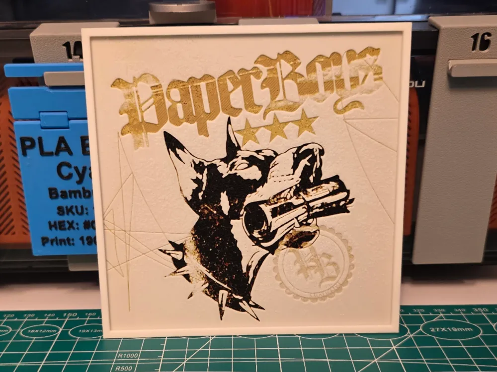 Connor Price "Paperboys" Album - Hueforge Art by Lumpy3D HueForge model: Connor Price "Paperboys" Album - Hueforge Art by Lumpy3D