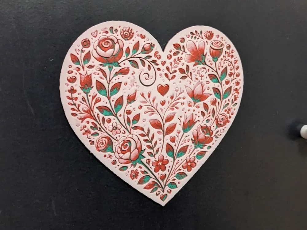 Heart valentines day Hueforge 2 by Seb3D HueForge model: Heart valentines day Hueforge 2 by Seb3D