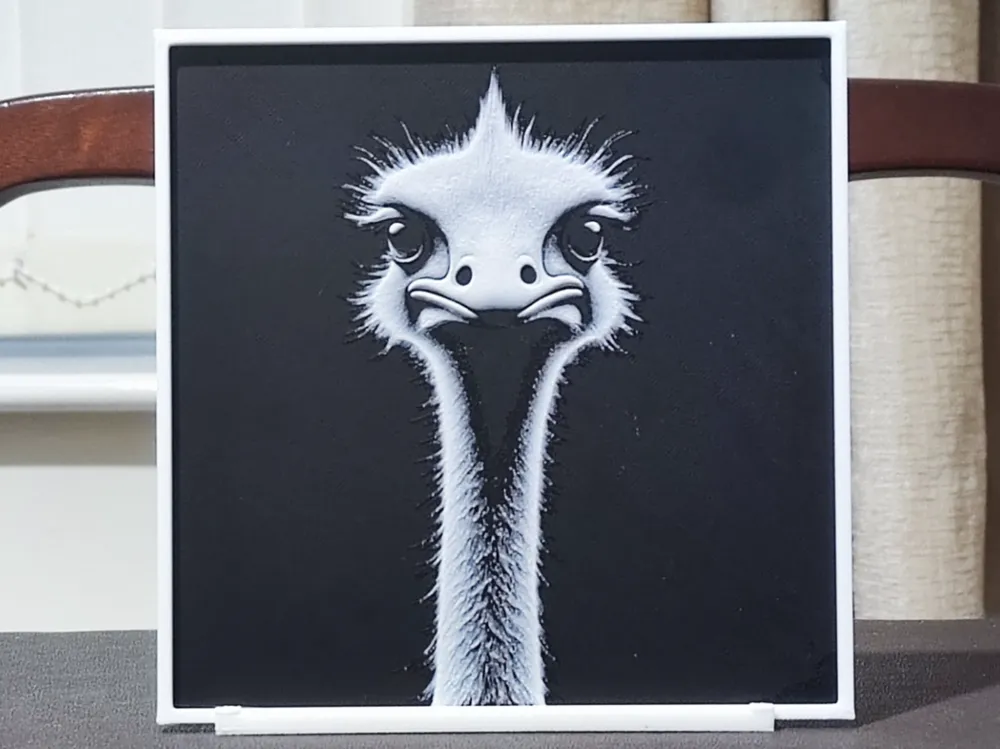 Ostrich - 2 Color HueForge Ostrich - 2 Color HueForge