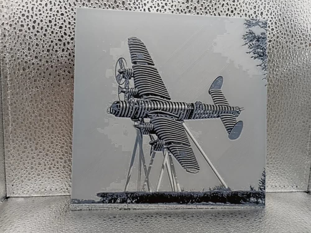 Lancaster Bomber Sculpture – Hueforge by Borishotch Industries HueForge model: Lancaster Bomber Sculpture – Hueforge by Borishotch Industries