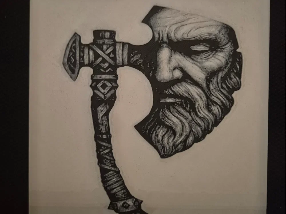 Viking axe hueforge by Buntsta HueForge model: Viking axe hueforge by Buntsta