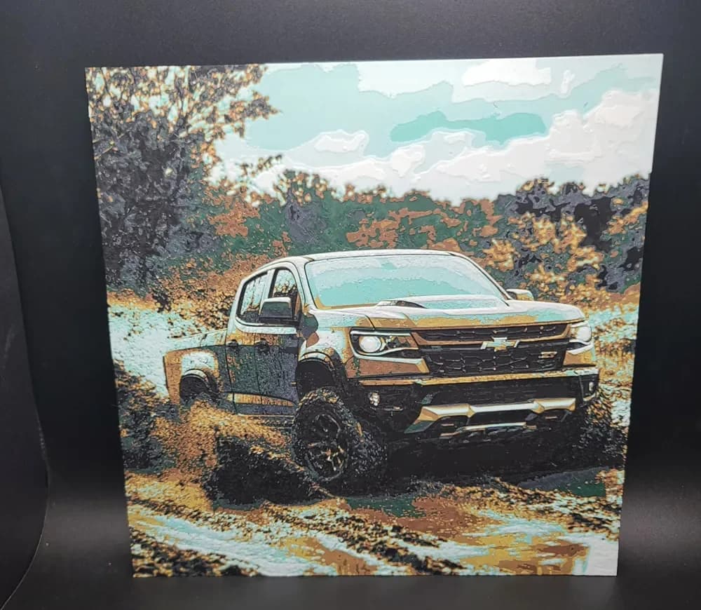 HueForge model: Colorado Truck Hueforge by the_bearded_jedi