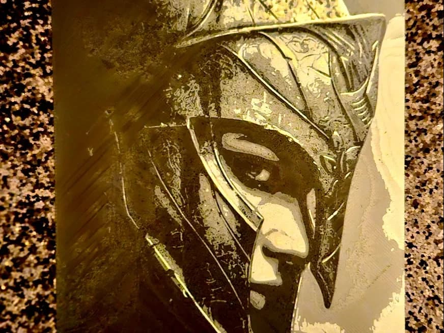 Female Roman Warrior by Mano's 3d_Art HueForge model: Female Roman Warrior by Mano's 3d_Art
