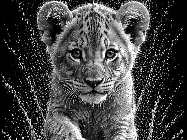 bookmark Lion/collectible card EASY PRINT bookmark Lion/collectible card EASY PRINT