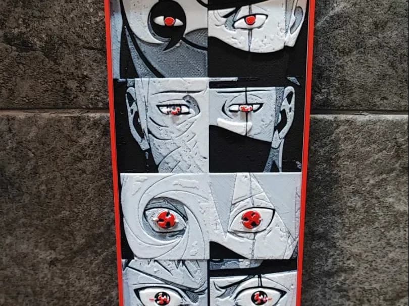 Sharingan by Garuda3D HueForge model: Sharingan by Garuda3D