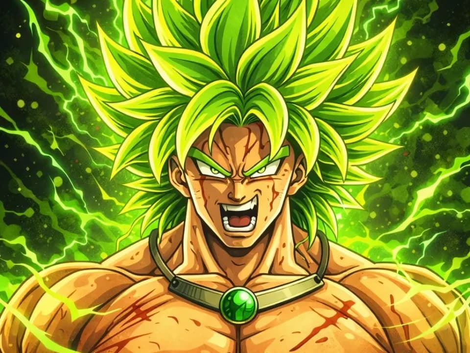 Broly Dragon Ball Z Hueforge by Hueforge Maker HueForge model: Broly Dragon Ball Z Hueforge by Hueforge Maker