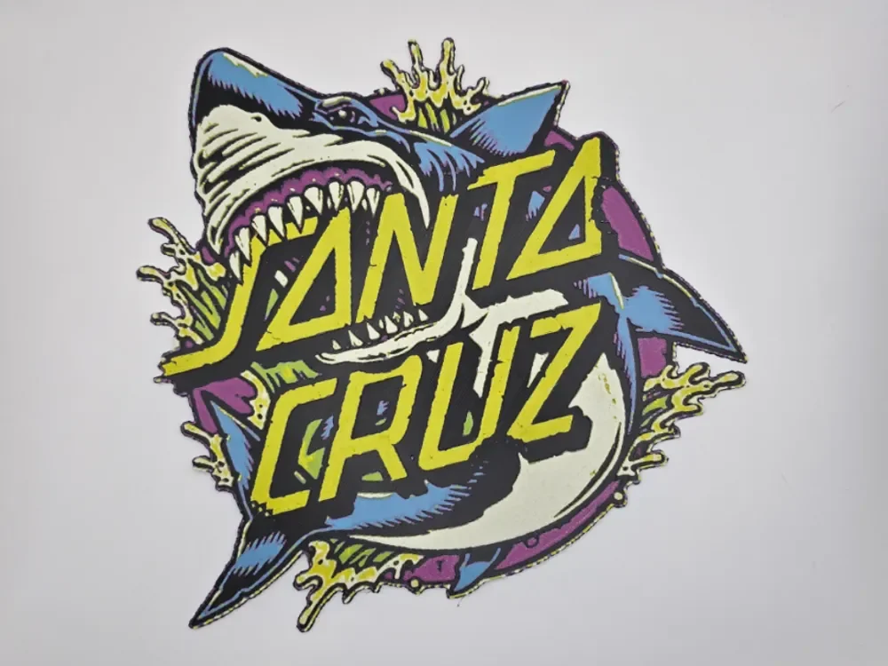 Shark Santa Cruz by Kactus Fpv HueForge model: Shark Santa Cruz by Kactus Fpv