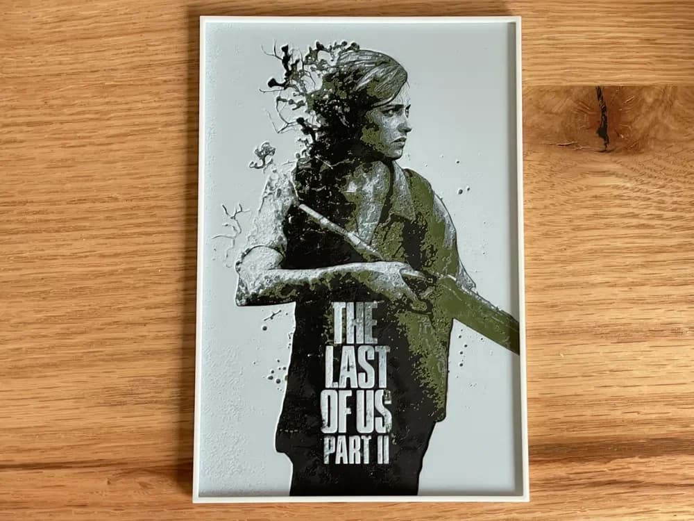 The Last Of Us Part 2 - Hueforge Video Game Poster