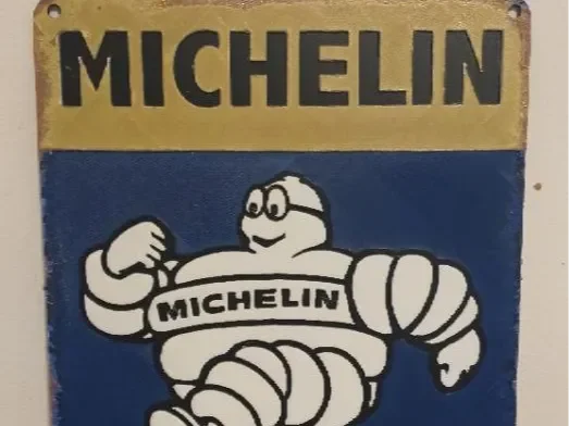 Vintage Michelin Plaque by leshowpatate HueForge model: Vintage Michelin Plaque by leshowpatate