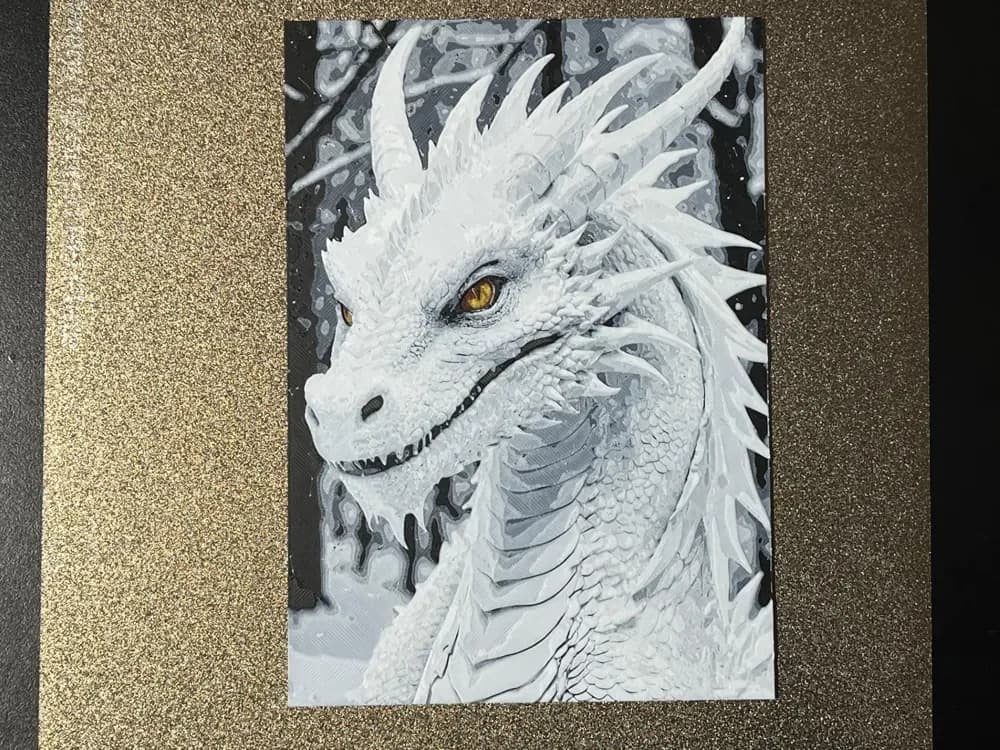 Dragon Series #3 Hueforge by FantasyZ HueForge model: Dragon Series #3 Hueforge by FantasyZ