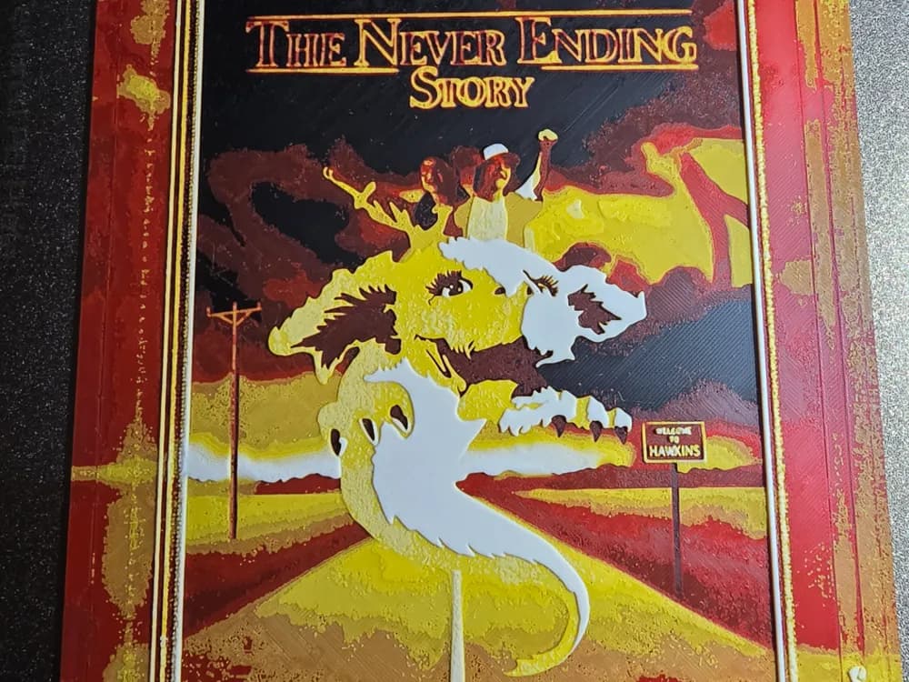 Stranger Things - Never ending story hueforge Stranger Things - Never ending story hueforge