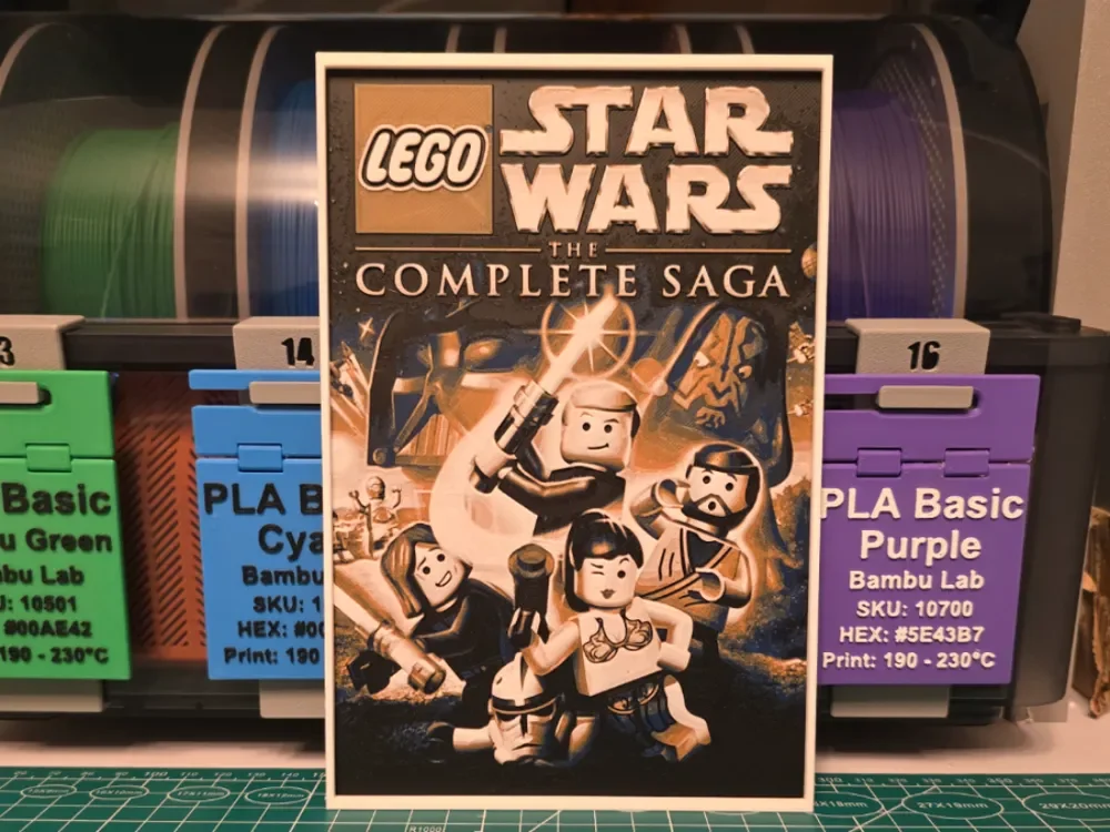 Brick Star Wars: The Complete Saga - Hueforge Art by Lumpy3D HueForge model: Brick Star Wars: The Complete Saga - Hueforge Art by Lumpy3D