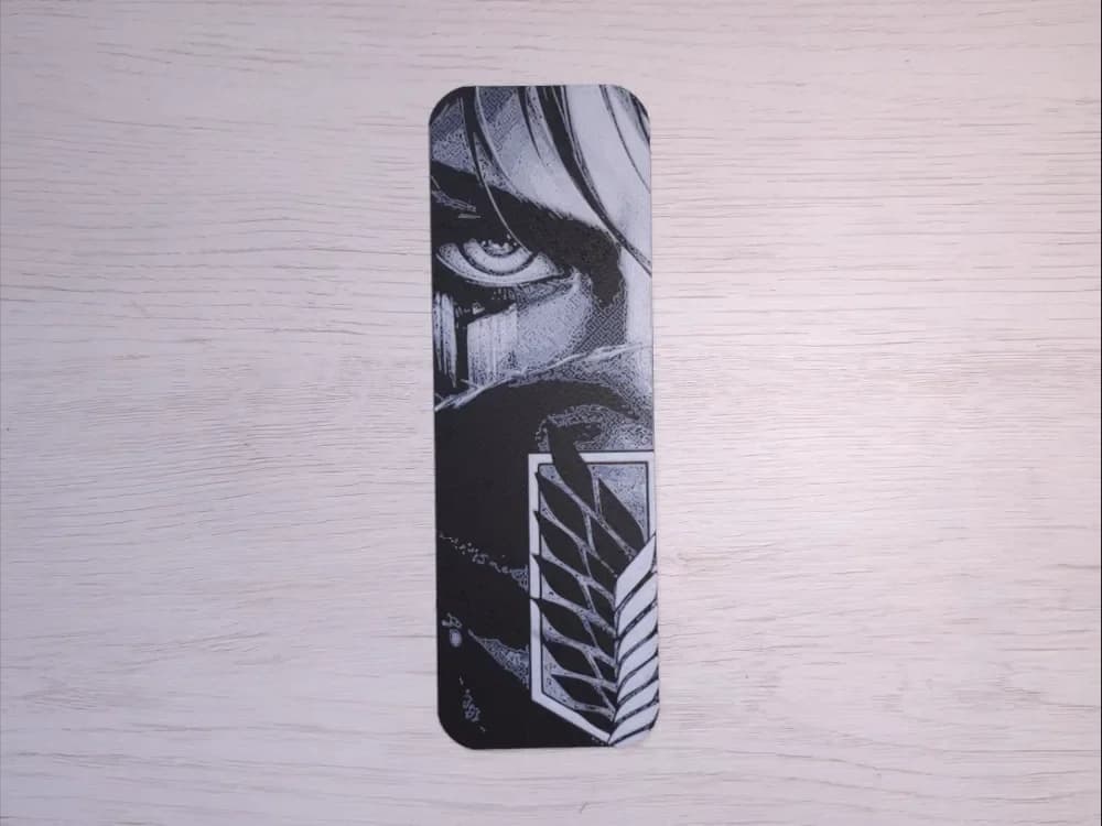 Attack On Titan 3 Bookmark by Atrus Design HueForge model: Attack On Titan 3 Bookmark by Atrus Design