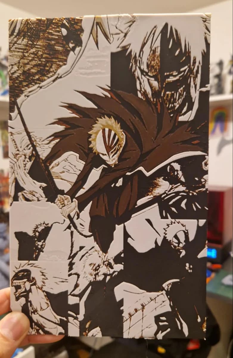 Bleach - Ichigo Hueforge by Dakiren HueForge model: Bleach - Ichigo Hueforge by Dakiren