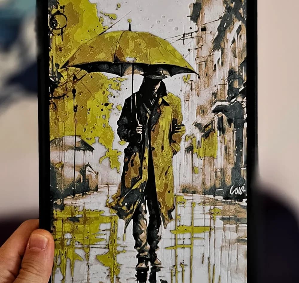 Rain Man - HueForge by C3D HueForge model: Rain Man - HueForge by C3D