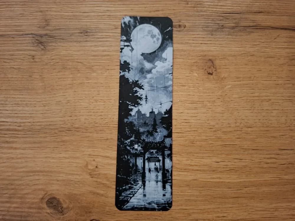 Asian streets 2 bookmark - hueforge Asian streets 2 bookmark - hueforge