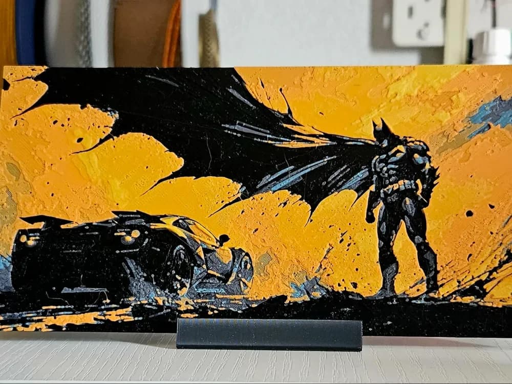 Batman with car Batman with car