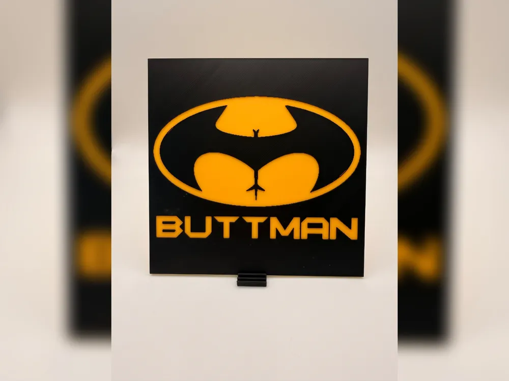 Buttman Batman Parody HueForge Print by Thadius HueForge model: Buttman Batman Parody HueForge Print by Thadius
