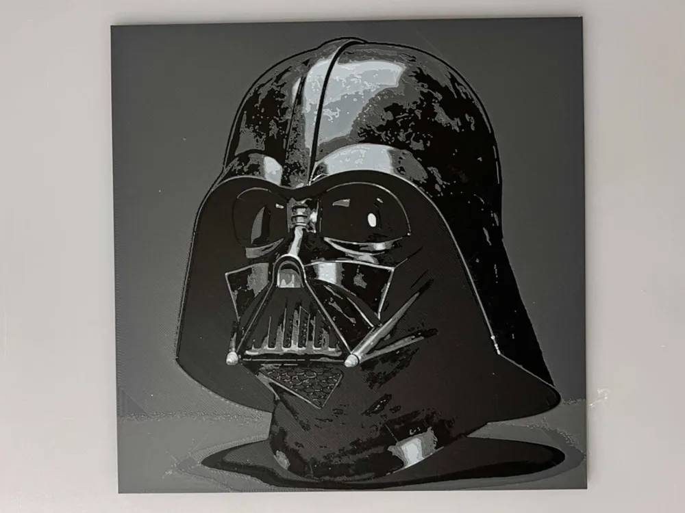 Star Wars: Darth Vader Helmet by 3djd HueForge model: Star Wars: Darth Vader Helmet by 3djd