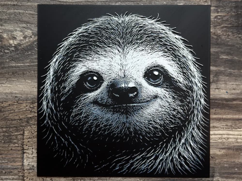 Sloth Wildlife Series by novy HueForge model: Sloth Wildlife Series by novy