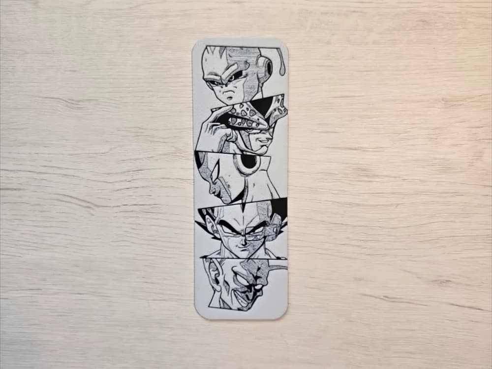 Enemies Dragon Ball Bookmark by Atrus Design HueForge model: Enemies Dragon Ball Bookmark by Atrus Design