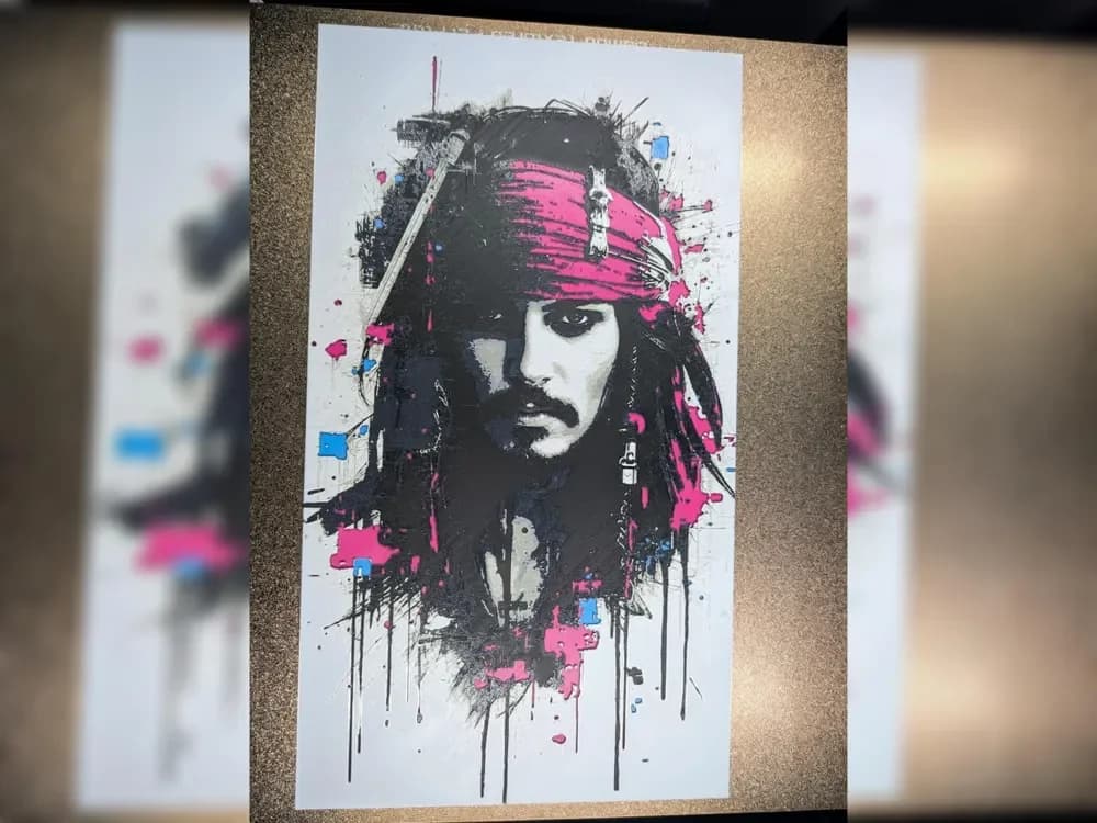 Caption jack sparrow Hueforge by LuisArnauth HueForge model: Caption jack sparrow Hueforge by LuisArnauth