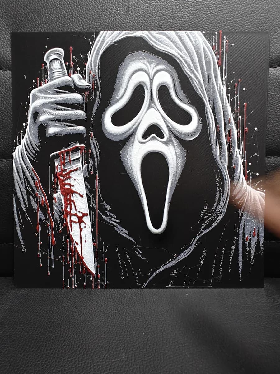 Ghostface by TheHueforgeLady HueForge model: Ghostface by TheHueforgeLady