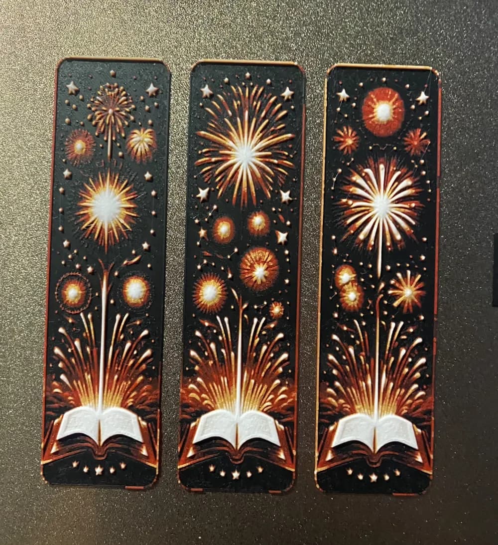 3x bookmarks by Morganja HueForge model: 3x bookmarks by Morganja